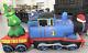 Gemmy Airblown Inflatable 8 Ft Christmas Thomas The Train Sodor Tree Farm Rare