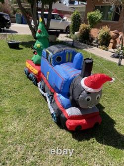 Gemmy Airblown Inflatable 8 Ft Christmas Thomas The Train Sodor Tree Farm Rare Gemmy Airblown Inflatable 8 Ft Christmas Thomas The Train Sodor Tree Farm Rare