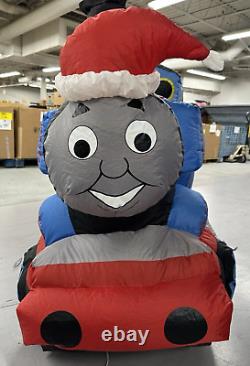 Gemmy Airblown Inflatable 8 Ft Christmas Thomas The Train Sodor Tree Farm Rare