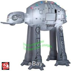 Gemmy Airblown Inflatable 9' Star Wars AT-AT Walker with Christmas Lights
