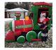 Gemmy Airblown Inflatable 9ft Long Christmas Santa In Train - New In Box