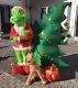 Gemmy Airblown Inflatable Blow Up Grinch, Christmas Tree & Max