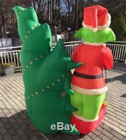 Gemmy Airblown Inflatable Blow Up Grinch, Christmas Tree & Max