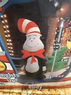 Gemmy Airblown Inflatable Cat In The Hat 8-Feet Tall Christmas New Rare