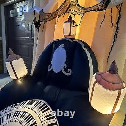 Gemmy Airblown Inflatable Haunted Organ Scene #1221607 Halloween Lawn Decor 6.9