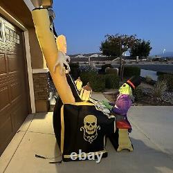 Gemmy Airblown Inflatable Haunted Organ Scene #1221607 Halloween Lawn Decor 6.9