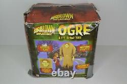 Gemmy Airblown Inflatable Ogre 8 Ft. Tall with AC Adapter & Box Eyes Light Up