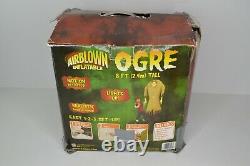 Gemmy Airblown Inflatable Ogre 8 Ft. Tall with AC Adapter & Box Eyes Light Up