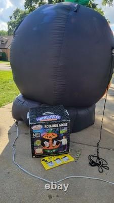Gemmy Airblown Inflatable Rotating Light Up Halloween Globe Ghosts Pumpkin Vntg Gemmy Airblown Inflatable Rotating Light Up Halloween Globe Ghosts Pumpkin Vntg