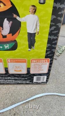 Gemmy Airblown Inflatable Rotating Light Up Halloween Globe Ghosts Pumpkin Vntg Gemmy Airblown Inflatable Rotating Light Up Halloween Globe Ghosts Pumpkin Vntg