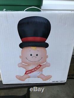 Gemmy Airblown New Years Inflatable Baby -Christmas