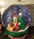 Gemmy Airblown Inflatable Christmas Grinch Snow Globe Rare