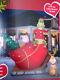 Gemmy Christmas Airblown Inflatable Grinch In Sleigh With Max Lighted Blow Up