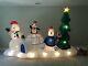 Gemmy Christmas Airblown Inflatable Igloo Snowman Light Show Musical Blow Up