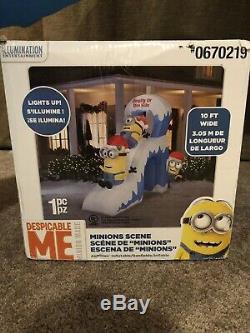 Gemmy Christmas Airblown Inflatable Minion Slide Blow Up Yard Decor