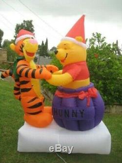 Gemmy Christmas Airblown Inflatable Winnie The Pooh Animated Light Up