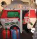 Gemmy Christmas Animated Airblown Inflatable Santa In Camper Lighted Blow Up
