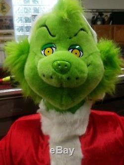 Gemmy Christmas/Halloween 2004 Animated 5ft Singing & Dancing Life-Size Grinch