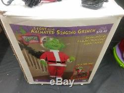 Gemmy Christmas/Halloween 2004 Animated 5ft Singing & Dancing Life-Size Grinch