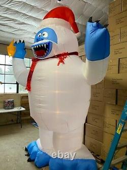Gemmy Christmas Inflatable Colossal 12ft Bumble with Star Rudolph READ! 1J