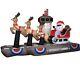 Gemmy Colossal 13' Deercraft Carrier Christmas Airblown Lighted Inflatable-new