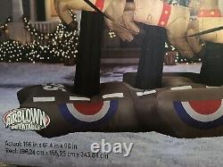 Gemmy Colossal 13' Deercraft Carrier Christmas Airblown Lighted Inflatable-NEW