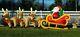 Gemmy Colossal 16' Long Christmas Sleigh Airblown Inflatable Yard Decor