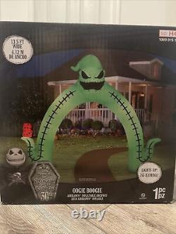 Gemmy Disney 13.5 ft. LED Oogie Boogie Halloween Archway Inflatable NEW IN BOX