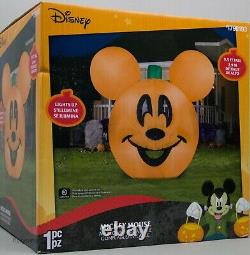 Gemmy Disney 9.5 ft Halloween Mickey Mouse Jack O Lantern Pumpkin Inflatable NIB