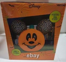 Gemmy Disney 9.5 ft Halloween Mickey Mouse Jack O Lantern Pumpkin Inflatable New