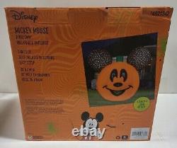 Gemmy Disney 9.5 ft Halloween Mickey Mouse Jack O Lantern Pumpkin Inflatable New