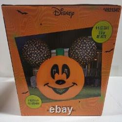Gemmy Disney 9.5 ft Halloween Mickey Mouse Jack O Lantern Pumpkin Inflatable New