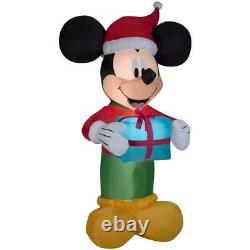 Gemmy Disney 9 Foot Tall Lighted MICKEY MOUSE Christmas Inflatable Airblown