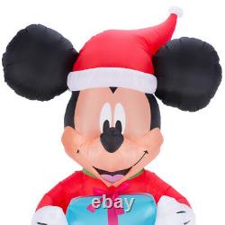 Gemmy Disney 9 Foot Tall Lighted MICKEY MOUSE Christmas Inflatable Airblown