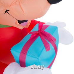 Gemmy Disney 9 Foot Tall Lighted MICKEY MOUSE Christmas Inflatable Airblown