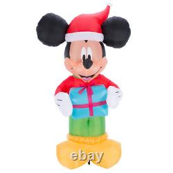 Gemmy Disney 9 Foot Tall Lighted MICKEY MOUSE Christmas Inflatable Airblown