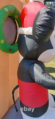 Gemmy Disney 90th Christmas 7 ft Mickey Mouse Willie Steamboat Inflatable Gemmy Disney 90th Christmas 7 ft Mickey Mouse Willie Steamboat Inflatable