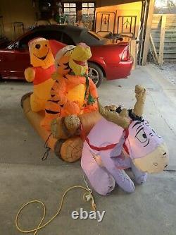 Gemmy Disney Christmas Inflatable air blown Pooh Tigger Eeyore
