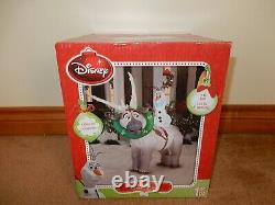 Gemmy Disney Frozen Olaf & Sven Inflatable 7 Feet Tall Brand New Free Usps Ship