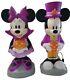 Gemmy Disney Mickey Mouse And Minnie Mouse Halloween Blow Mold Some Damage? A