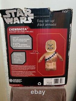 Gemmy Disney Star Wars Chewbacca 5ft Airblown Inflatable Yard Decor with Box
