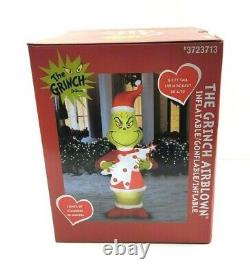 Gemmy Dr Seuss The Grinch LED Airblown Inflatable 6.5 Foot Tall