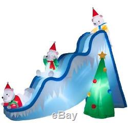 Gemmy FAB 9 Beach Pool Resort Marina Christmas Inflatable NEW NIB Polar Tree