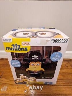 Gemmy Giant 9ft Lighted Minion Pirate Halloween Inflatable Airblown 6059322