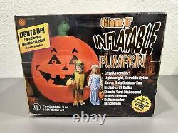 Gemmy Giant Inflatable 6' Light Up Inflatable Halloween Pumpkin 2001 New