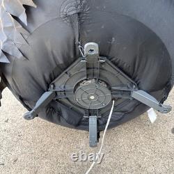 Gemmy Giant-Sized 12ft Short Circuit LED Grimace Pumpkin Reaper Inflatable Works