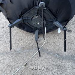 Gemmy Giant-Sized 12ft Short Circuit LED Grimace Pumpkin Reaper Inflatable Works