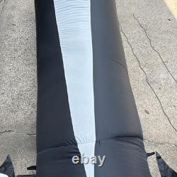 Gemmy Giant-Sized 12ft Short Circuit LED Grimace Pumpkin Reaper Inflatable Works