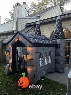 Gemmy Halloween Airblown Inflatable Haunted House Tunnel NEW RARE / READ DESCRPN