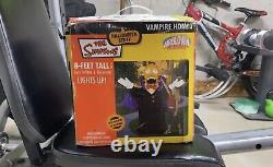 Gemmy Halloween Airblown Inflatable Homer Simpson Vampire 8ft RARE Used